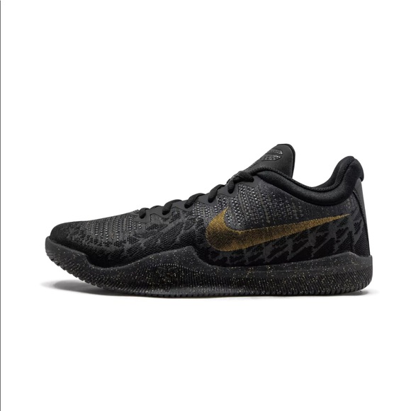 nike mamba rage black gold